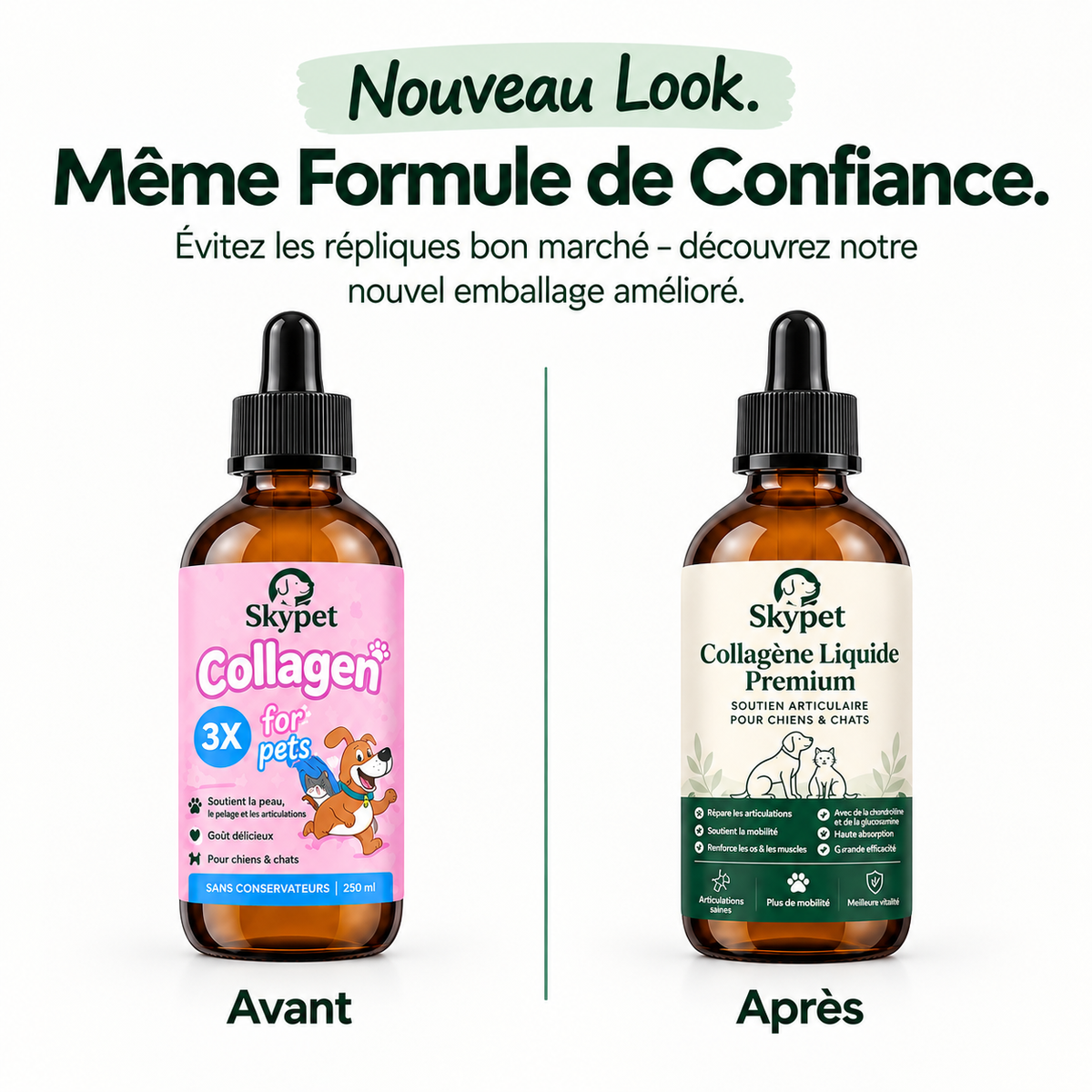 Le Collagène Liquide Premium pour Chiens