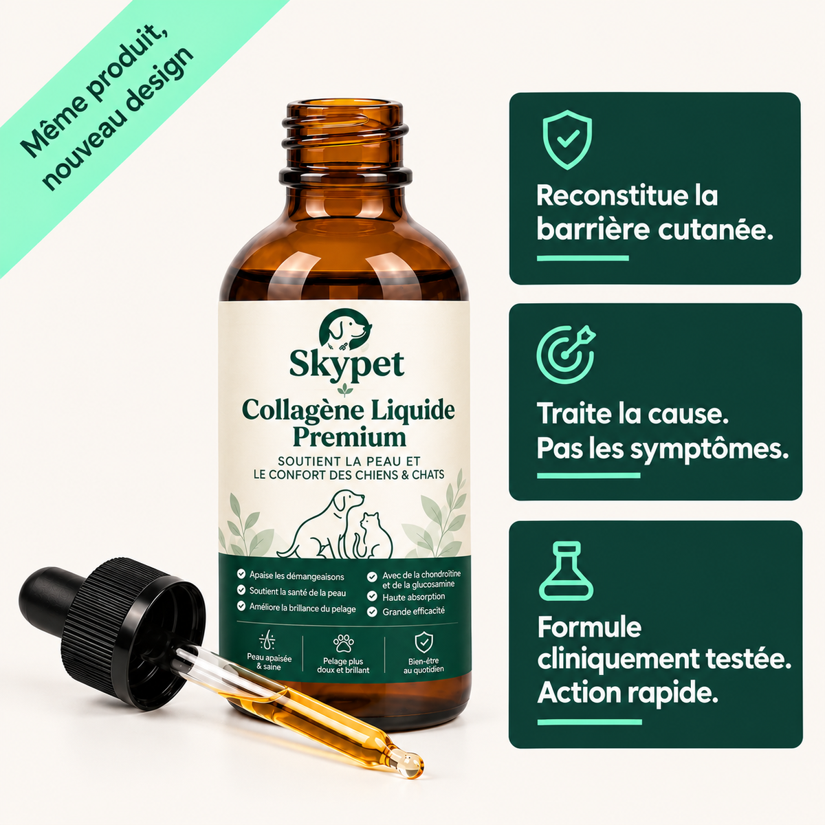 Le Collagène Liquide Premium pour Chiens